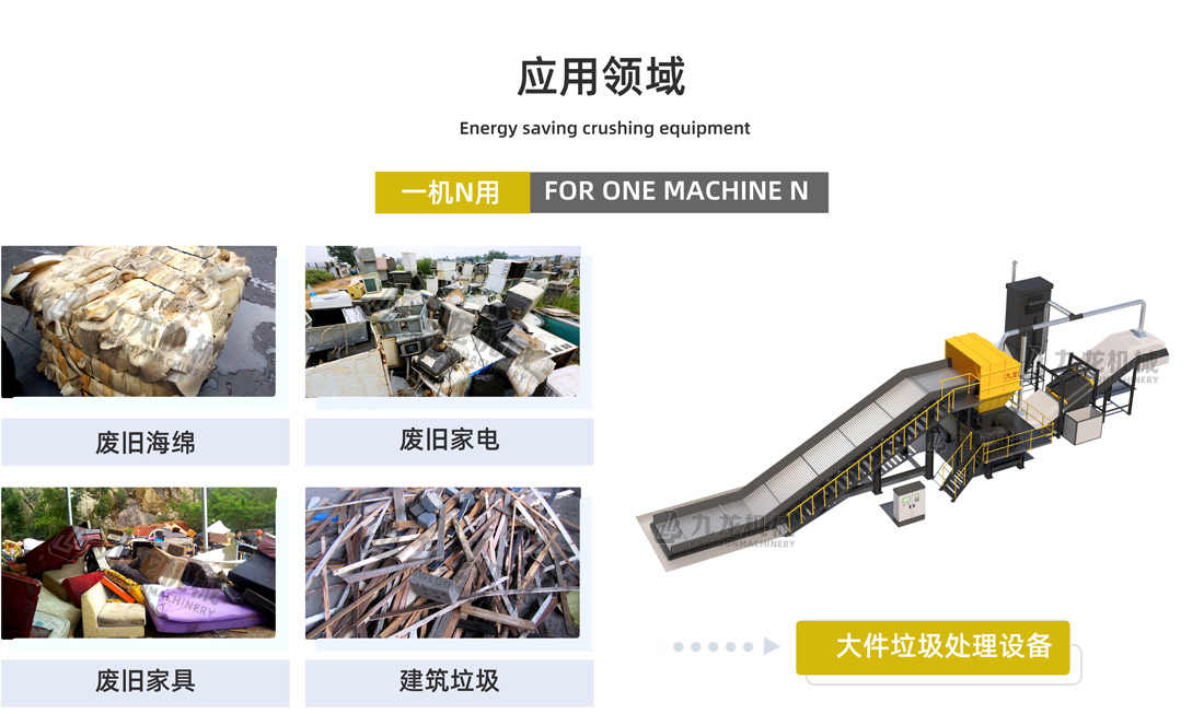 生活垃圾粉碎機(jī)應(yīng)用領(lǐng)域